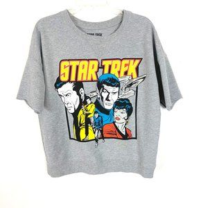 Star Trek Women's Cropped Graphic T-shirt Size Large